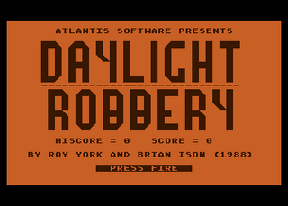 Atari GameBase Daylight_Robbery Atlantis_Software 1988