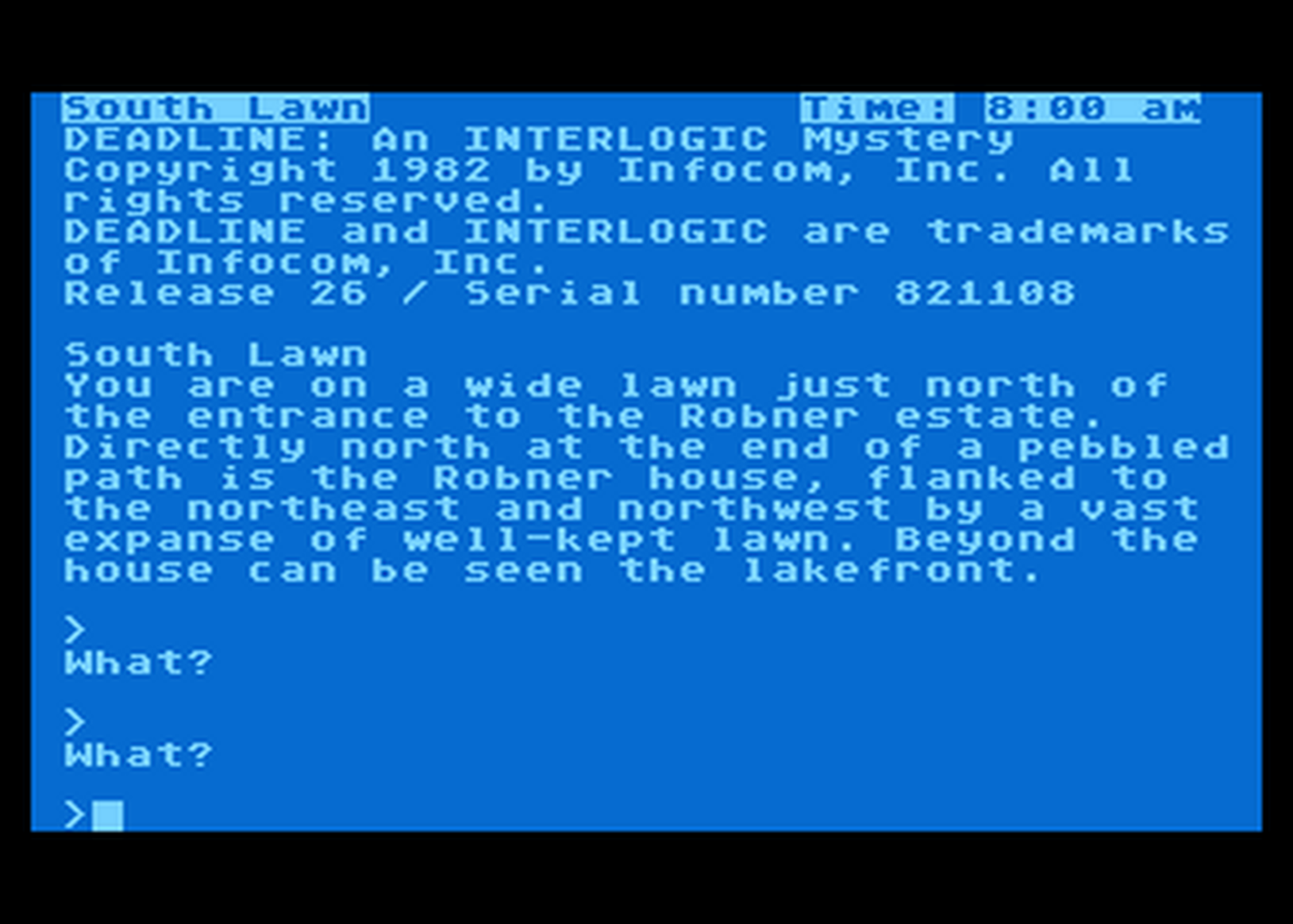 Atari GameBase Deadline Infocom 1982