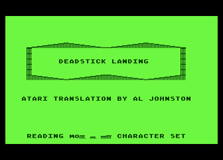 Atari GameBase Deadstick_Landing Softside_Publications 1982
