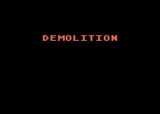 Atari GameBase Demolition Robtek 1986