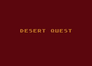 Atari GameBase Desert_Quest (No_Publisher) 1982