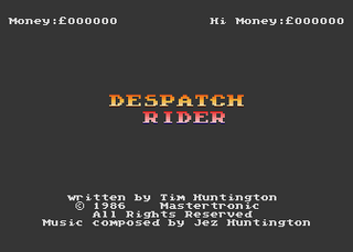 Atari GameBase Despatch_Rider Mastertronic_(UK) 1986