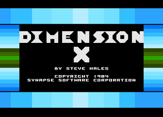 Atari GameBase Dimension_X Synapse_Software 1984