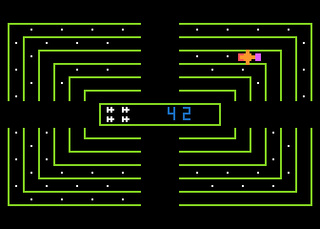 Atari GameBase Dodge_Racer Synapse_Software 1981