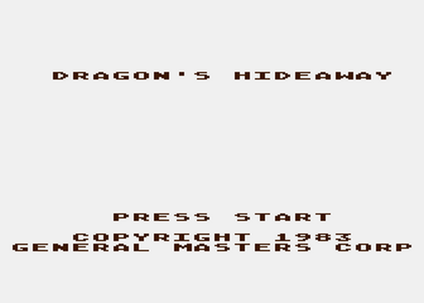 Atari GameBase Dragon's_Hideaway ALA_Software 1983