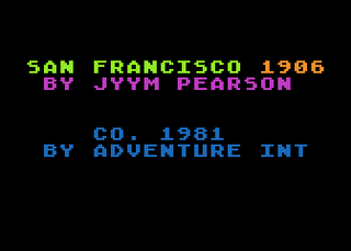Atari GameBase Other_Venture_#4_-_Earthquake_-_San_Francisco_1906 Adventure_International_(USA) 1981