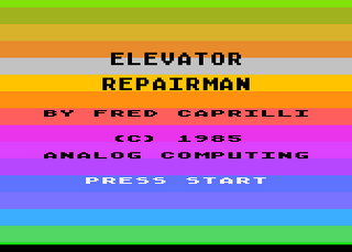 Atari GameBase Elevator_Repairman ANALOG_Computing 1985