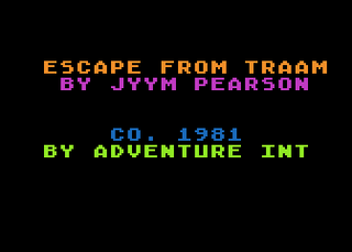 Atari GameBase Other_Venture_#3_-_Escape_From_Traam Adventure_International_(USA) 1982