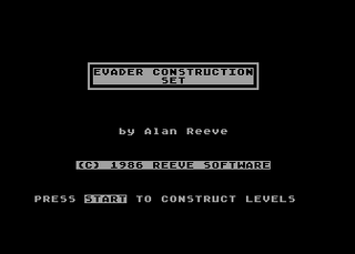 Atari GameBase Evader_Construction_Set Reeve_Software 1986