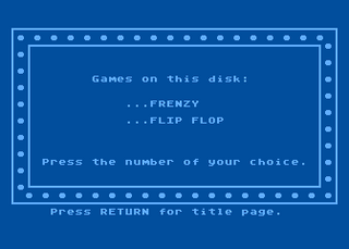 Atari GameBase Frenzy_/_Flip_Flop Milliken_Publishing_Company 1982