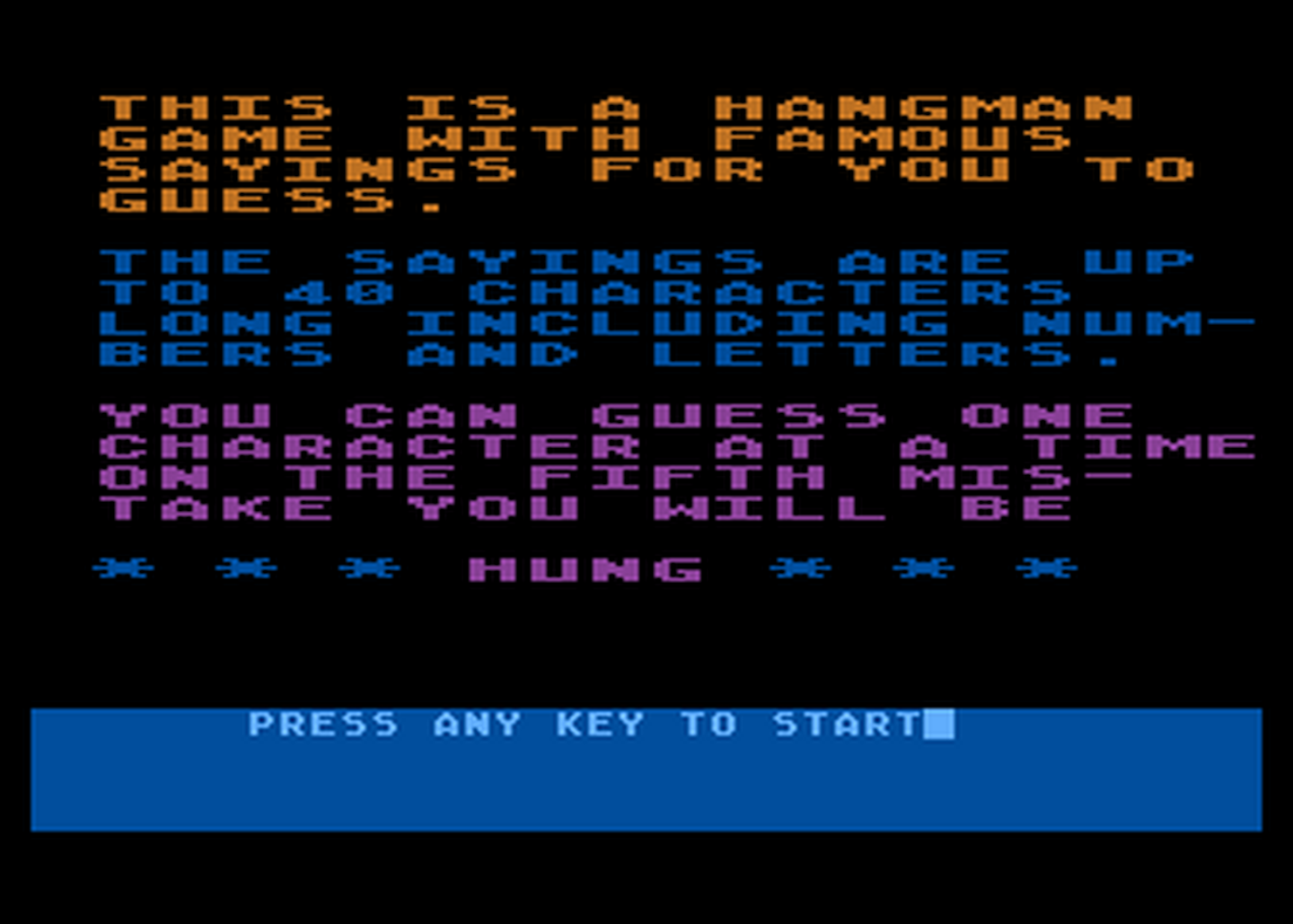 Atari GameBase Famous_Sayings_Hangman (No_Publisher) 1980