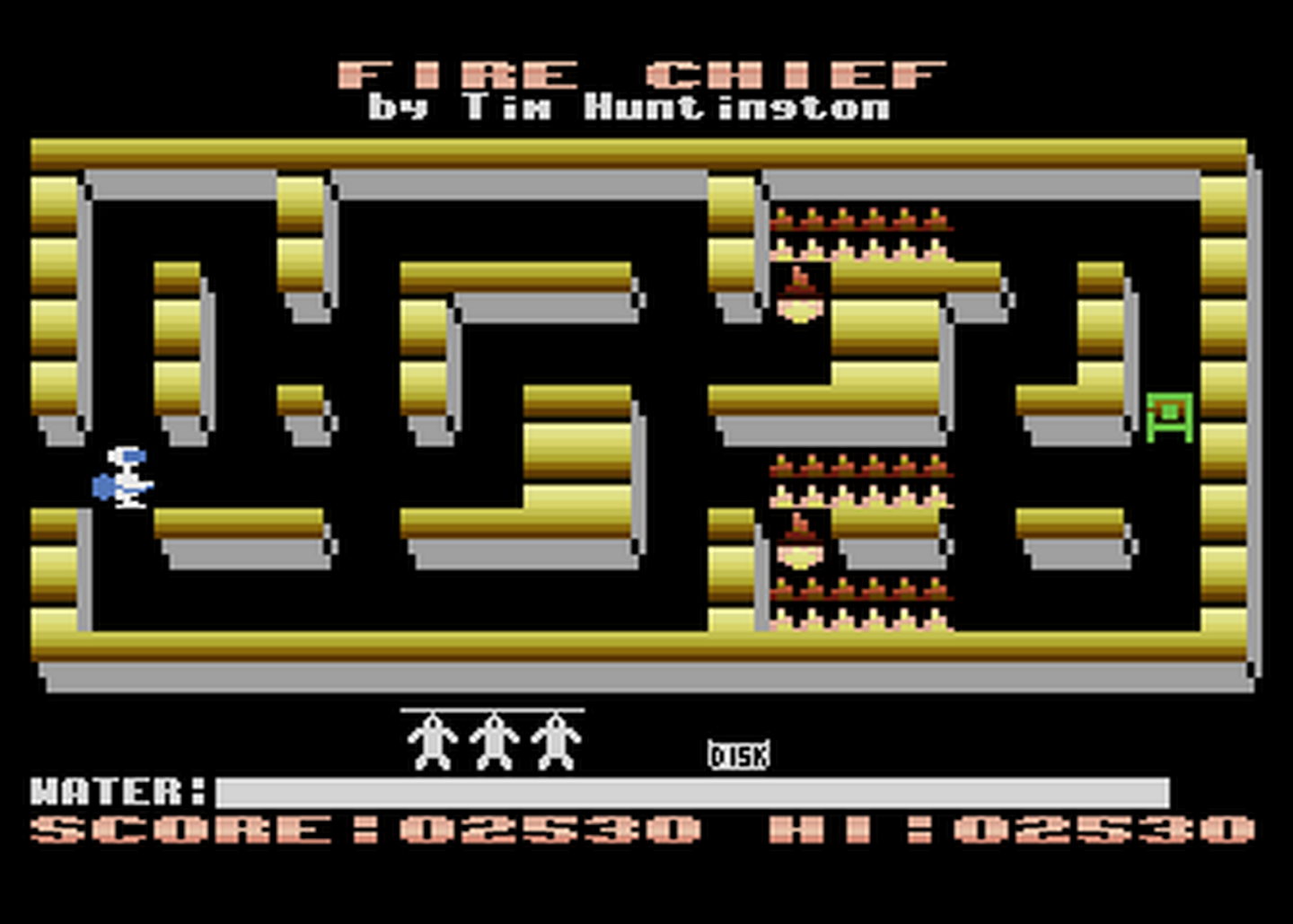 Atari GameBase Fire_Chief English_Software 1985