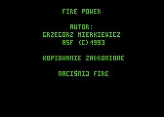 Atari GameBase Fire_Power ASF 1993