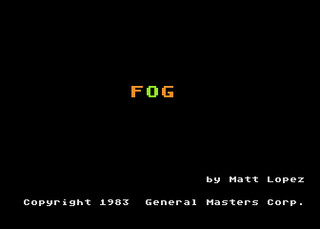 Atari GameBase Fog K-Tek_Software 1983