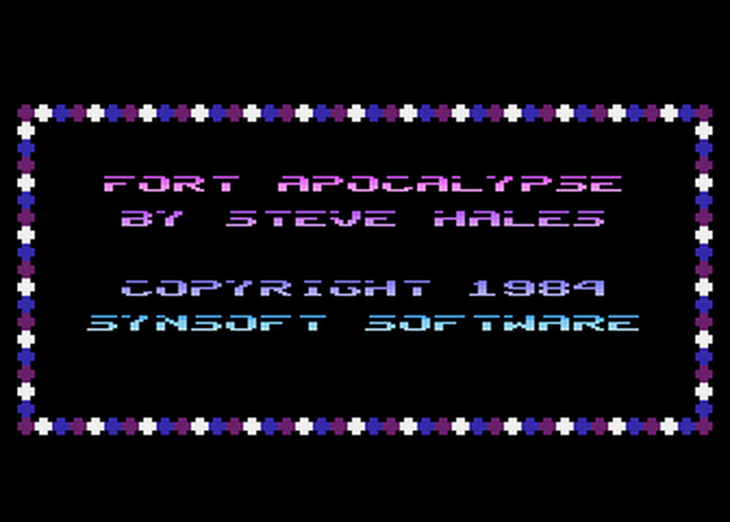 Atari GameBase Fort_Apocalypse SynSoft 1984