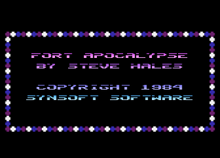 Atari GameBase Fort_Apocalypse SynSoft 1984