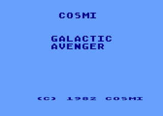 Atari GameBase Galactic_Avenger Cosmi 1982