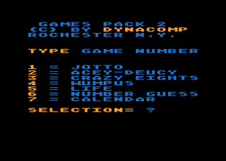Atari GameBase [COMP]_Games_Pack_II Dynacomp 1981
