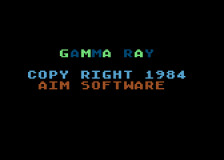 Atari GameBase Gamma_Ray Aim_Software 1984