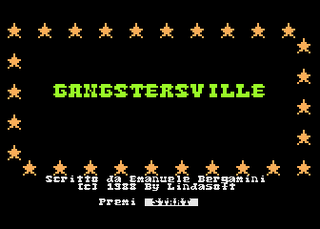 Atari GameBase Gangsterville Lindasoft 1988