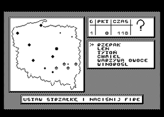 Atari GameBase Geografia_Polski Mirage_Software 1991