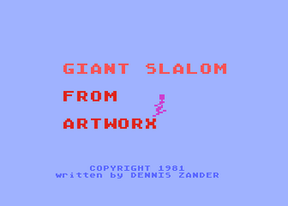 Atari GameBase Giant_Slalom Artworx 1981