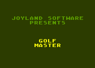 Atari GameBase Golf_Master Joyland_Software 1983