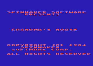 Atari GameBase Grandma's_House Spinnaker_Software 1984