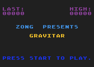 Atari GameBase Gravitar Zong 1992