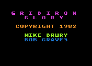 Atari GameBase Gridiron_Glory APX 1982