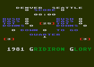 Atari GameBase Gridiron_Glory APX 1982