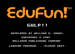 Atari GameBase Gulp!! Milliken_Publishing_Company 1982