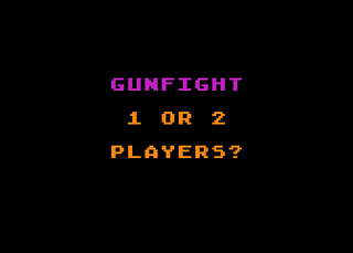 Atari GameBase Gunfight Robtek 1986