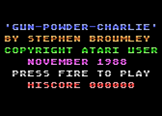 Atari GameBase Gunpowder_Charlie Atari_User 1988