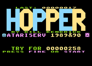 Atari GameBase Hopper Atariserve 1989