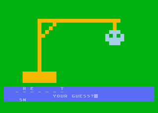Atari GameBase Hangman Softswap 1981