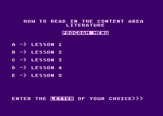 Atari GameBase How_to_Read_in_the_Content_Areas_-_Literature Educational_Activities,_Inc. 1981