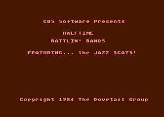 Atari GameBase Halftime_Battlin'_Bands CBS_Software 1984