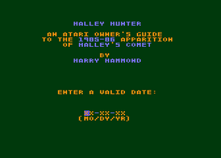 Atari GameBase Halley_Hunter ANALOG_Computing 1985