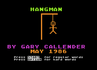 Atari GameBase Hangman (No_Publisher) 1986