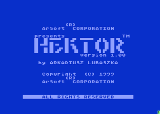 Atari GameBase Hektor ArSoft_Corporation 1999