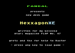 Atari GameBase HexxagonXE Flop 2003