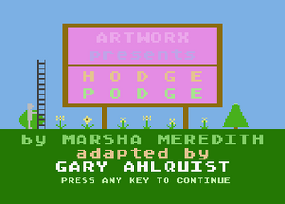 Atari GameBase Hodge_Podge Artworx 1982