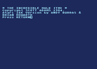 Atari GameBase Questprobe_#1_-_The_Hulk_(UK) Adventure_International_(UK) 1984