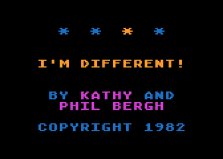 Atari GameBase I'm_Different! APX 1982