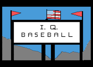 Atari GameBase IQ_Baseball Davka_Corporation 1983