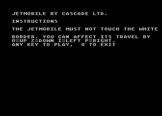 Atari GameBase Jetmobile Cascade_Games 1984