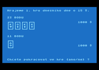 Atari GameBase Jednadvacet (No_Publisher) 1986