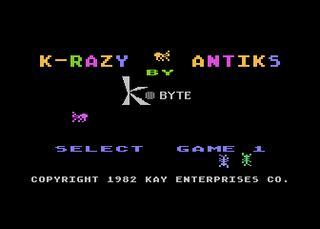Atari GameBase K-Razy_Antiks CBS_Software 1982
