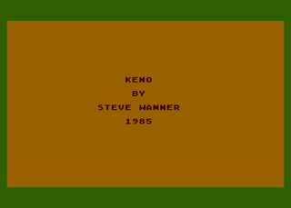 Atari GameBase Keno (No_Publisher) 1985